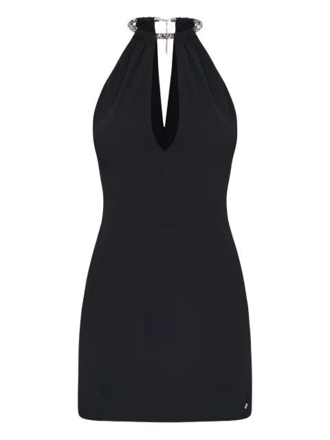 rhinestone-embellished mini dress by AMIRI