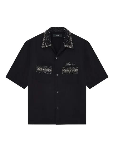 rhinestone-embellished shirt by AMIRI