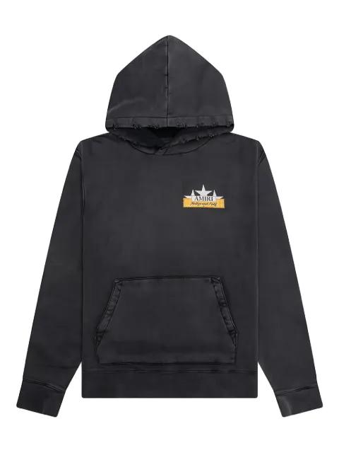 rhinestone-embellished star-print hoodie by AMIRI rhinestone-embellished star-print hoodie by AMIRI