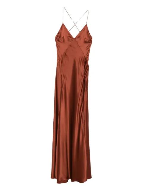 satin dress by AMIRI