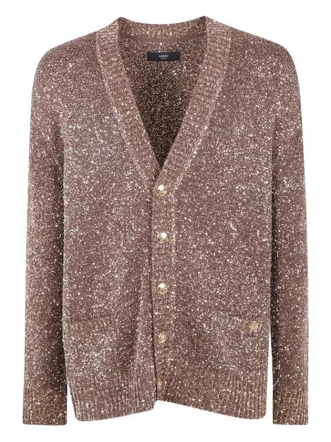 sequin cardigan by AMIRI