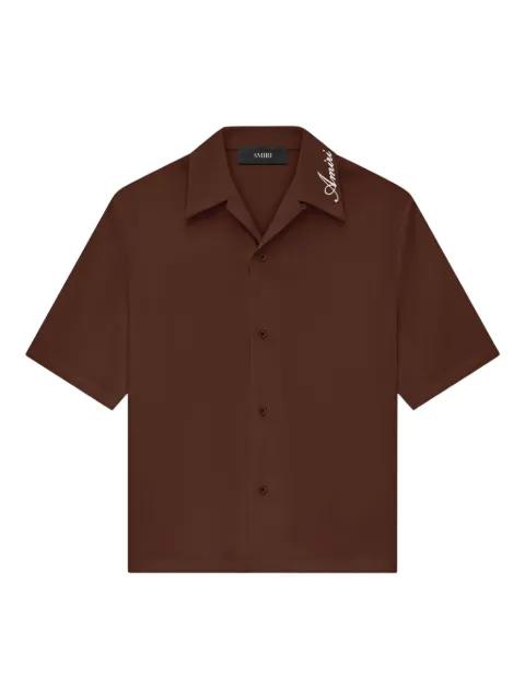 short-sleeve camp-collar shirt by AMIRI