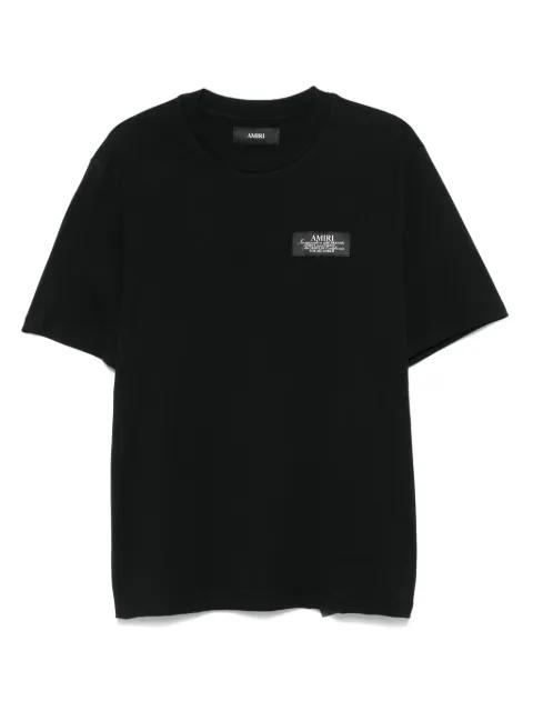slogan-print T-shirt by AMIRI
