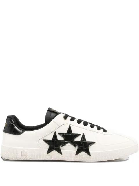star-motif leather sneakers by AMIRI