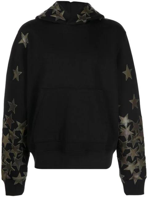 star-patch hoodie by AMIRI