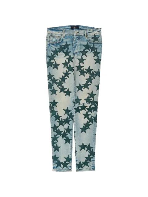 star-patch jeans by AMIRI
