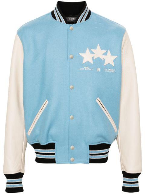 star-patches bomber jacket by AMIRI