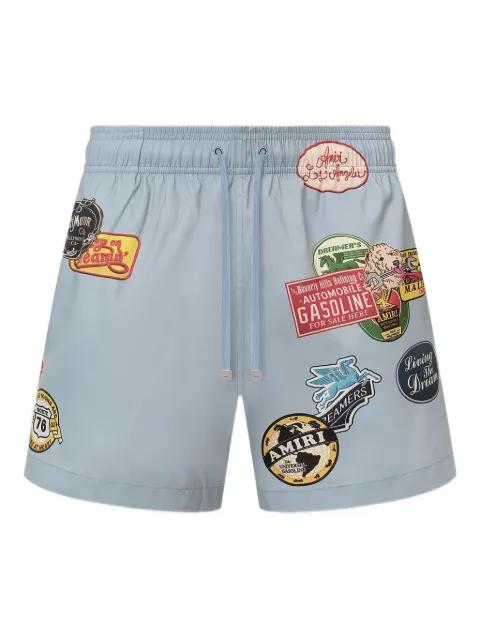 station patch swim trunk by AMIRI