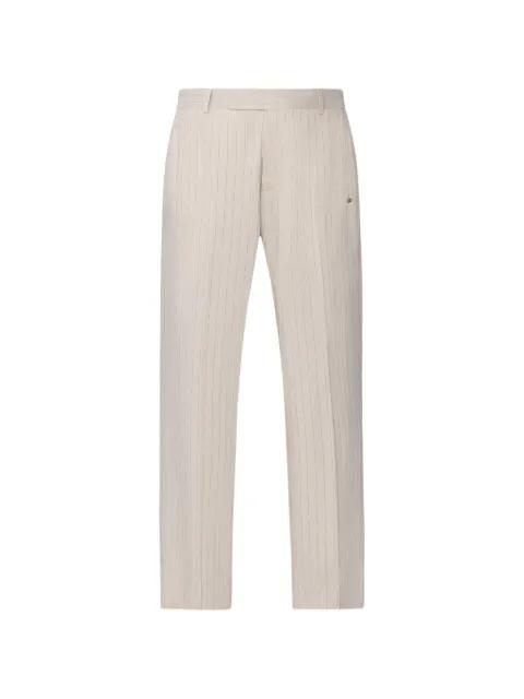 striped tailored trousers by AMIRI