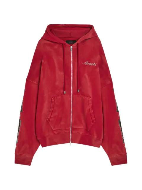 studded zip-up hoodie by AMIRI