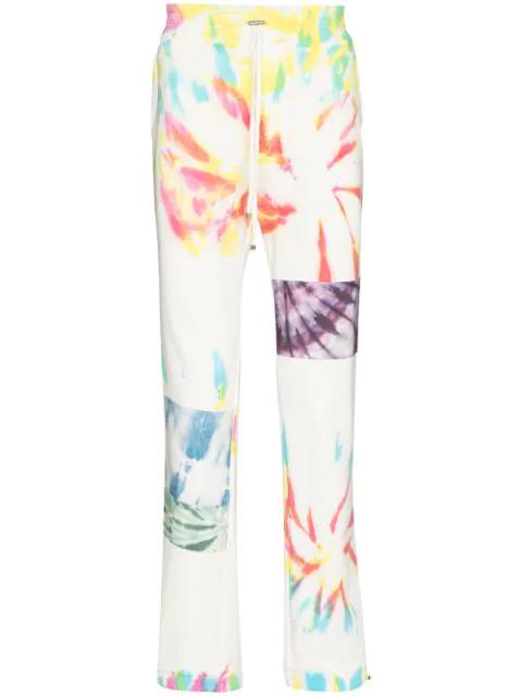 tie-dye cotton track pants by AMIRI