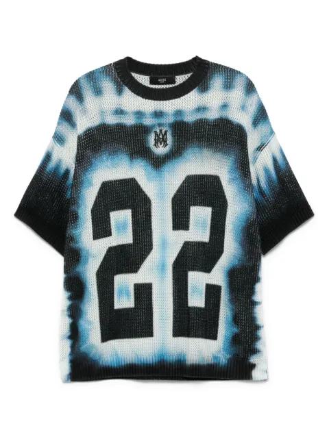 tie-dye knitted sweater by AMIRI