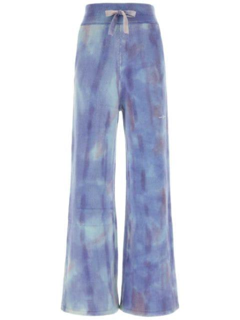tie-dye wide-leg track pants by AMIRI