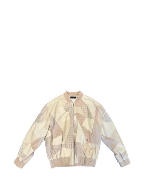 zip-up oversized bomber jacket by AMIRI