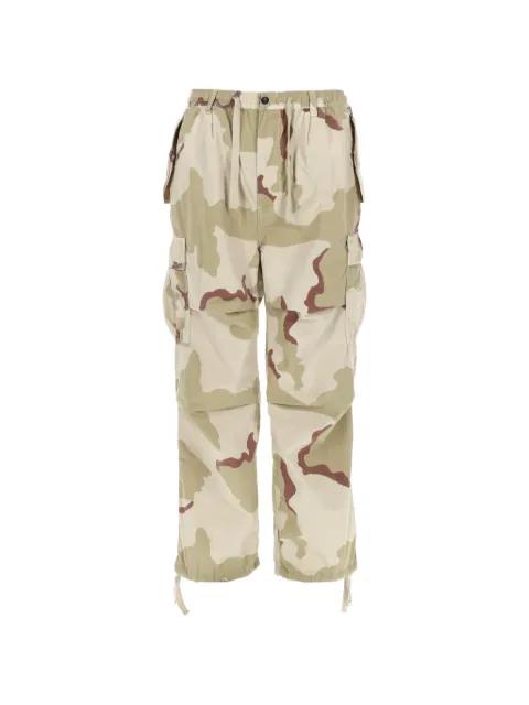 camouflage-print drawstring cargo pants by AMISH