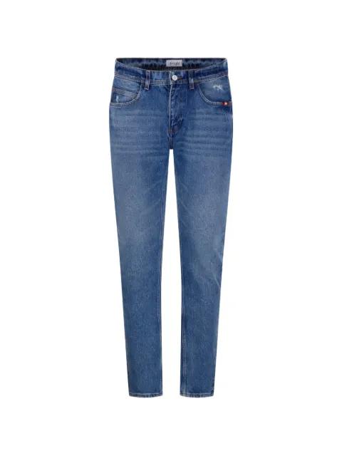distressed-details skinny jeans by AMISH