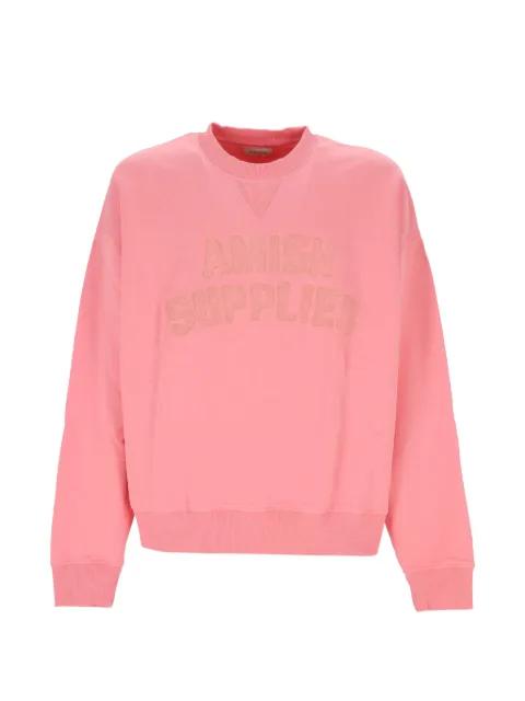 logo-embroidered sweatshirt by AMISH