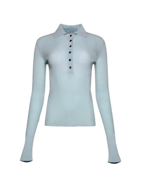 Georgia ribbed polo top by AMIYA