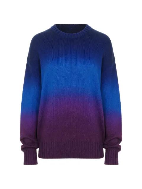 gradient-effect knitted sweatshirt by AMIYA