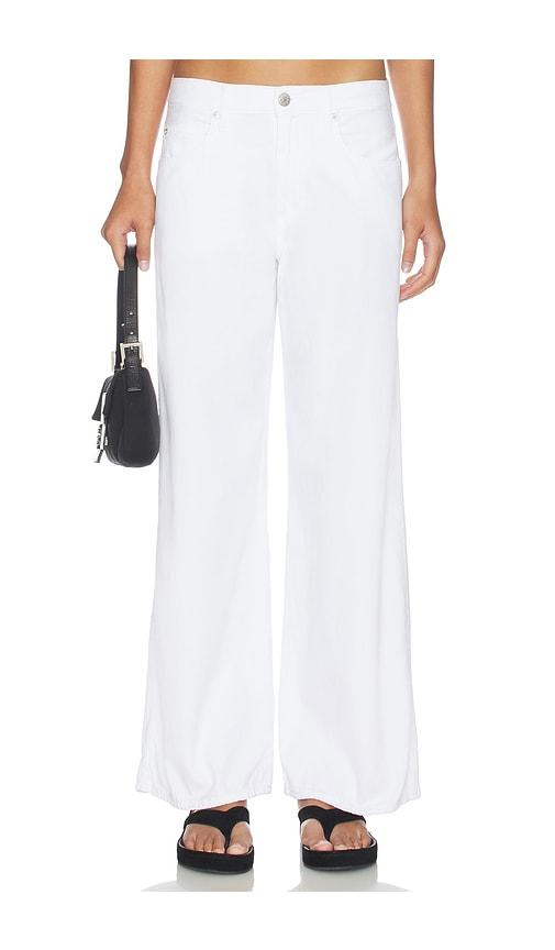 AMO Denim Regina Wide Leg Jeans in White by AMO DENIM