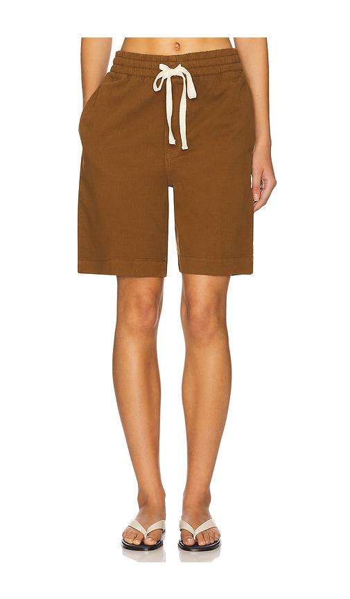 AMO Denim Tina Short in Brown by AMO DENIM
