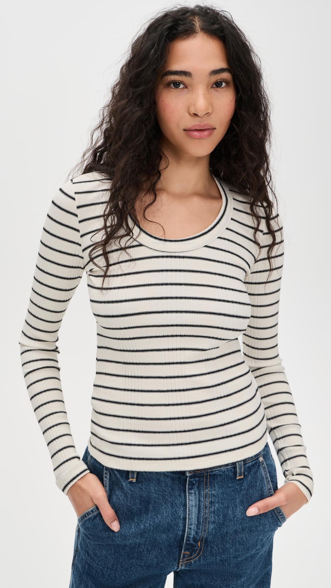Joanna Long Sleeve Tee by AMO