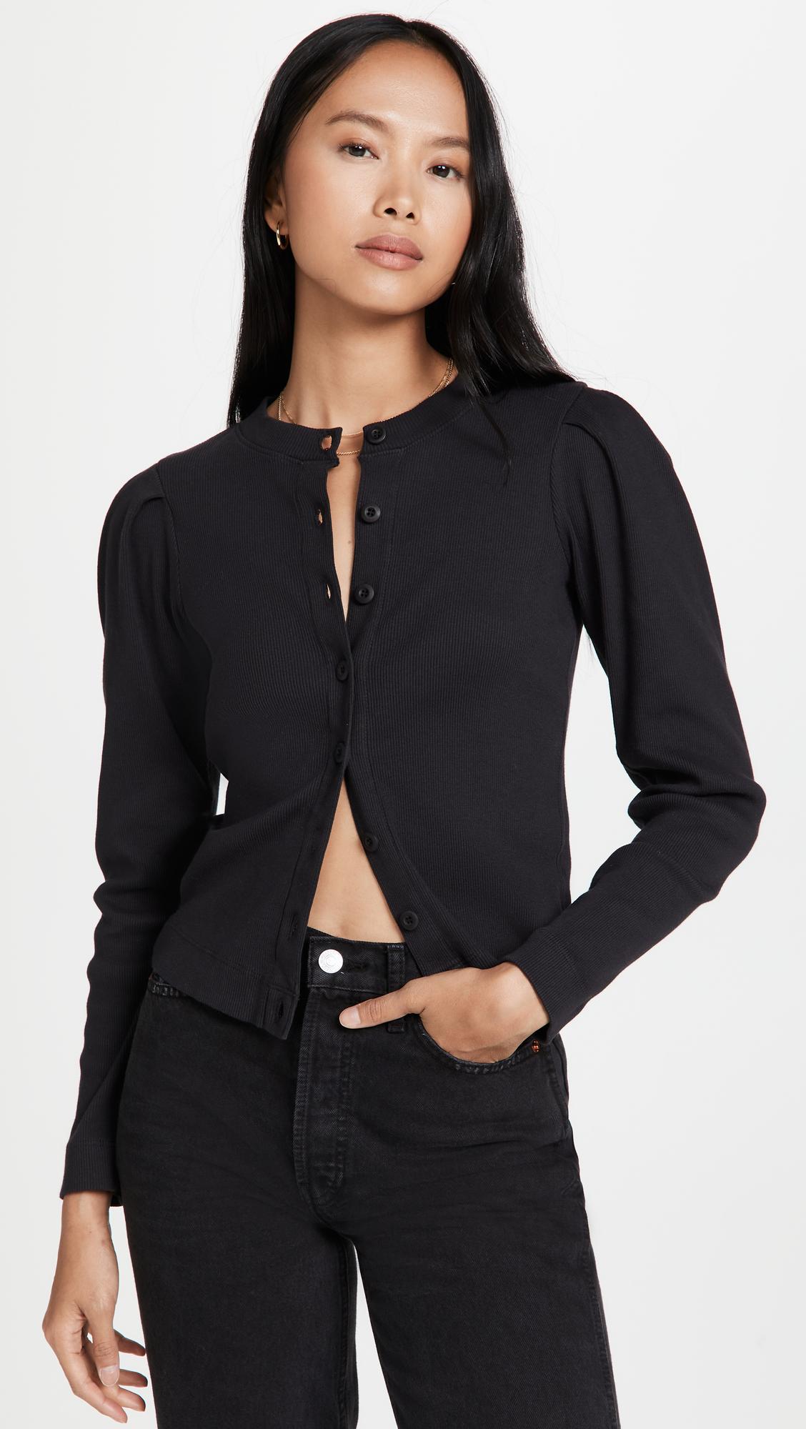 Puff Sleeve Cardigan by AMO