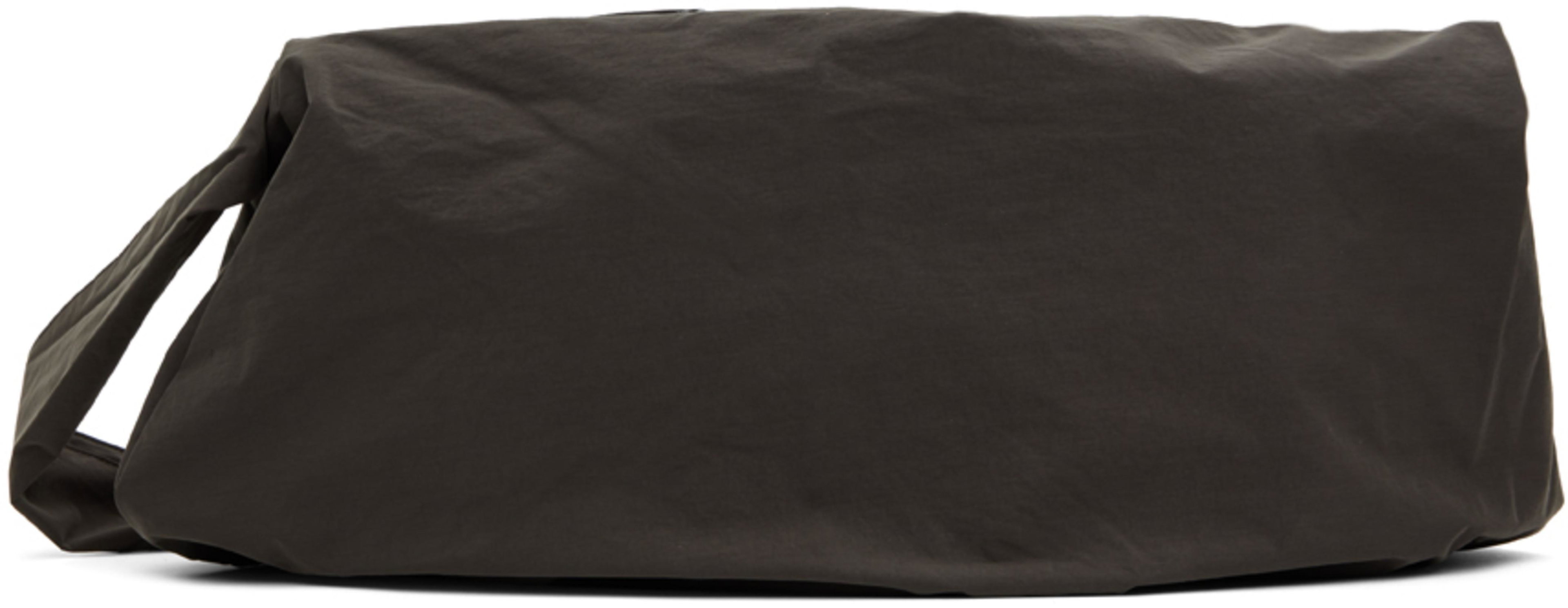 SSENSE Exclusive Brown Large Knotted Bag by AMOMENTO