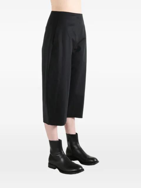 cropped wide-leg trousers by AMOMENTO