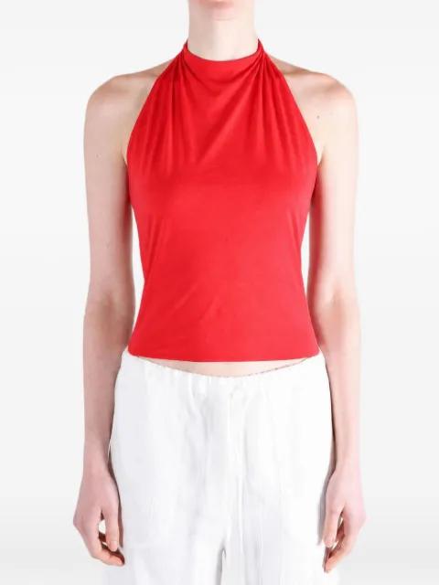 halterneck gathered top by AMOMENTO
