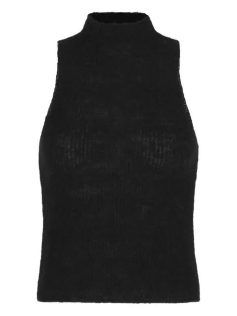 mock-neck top by AMOMENTO