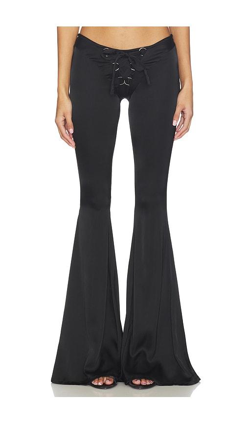 AMOR MIA Undo Me Pant in Black by AMOR MIA