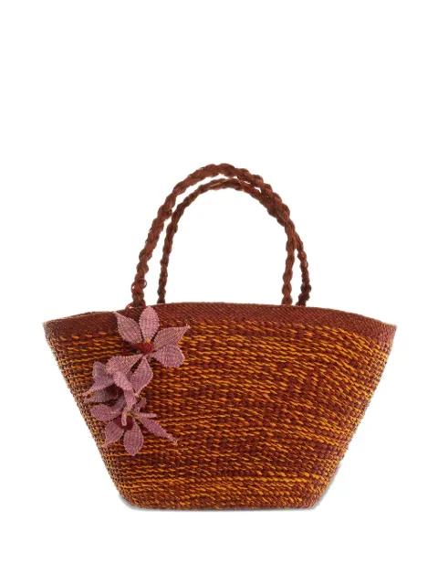 large braided tote bag by AMOR Y MEZCAL