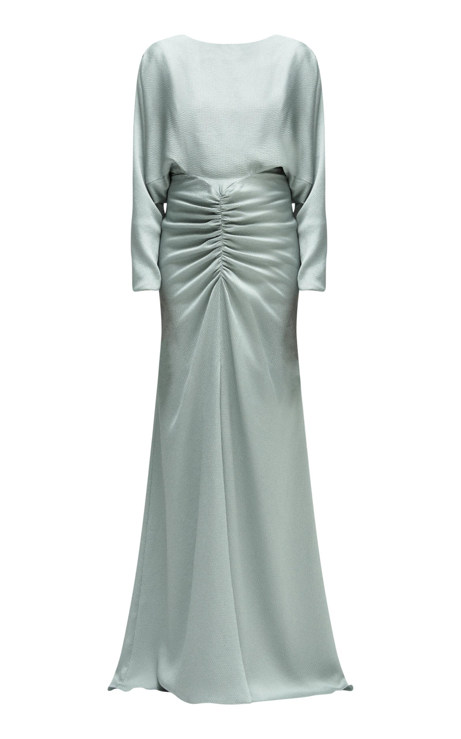 Amsale Hammered Satin Gown - Moda Operandi by AMSALE