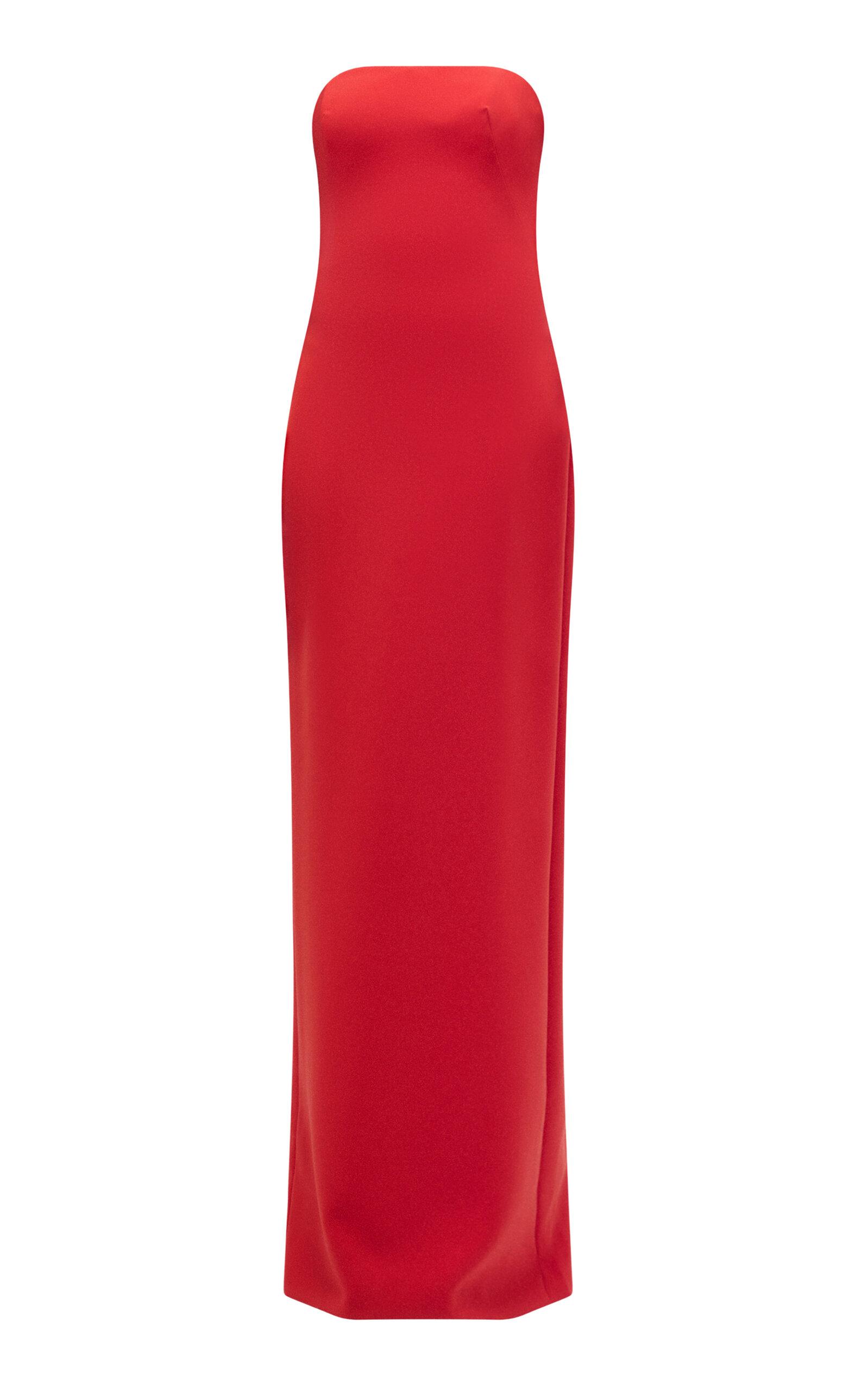 Amsale Stretch Crepe Column Dress - Moda Operandi by AMSALE