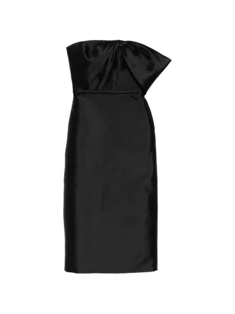 bow midi cocktail dress by AMSALE