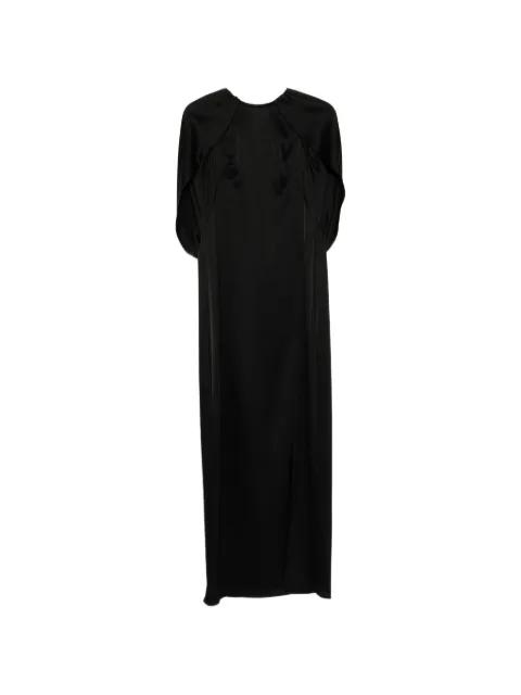 column cape maxi dress by AMSALE