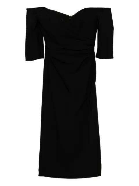 crepe dress by AMSALE