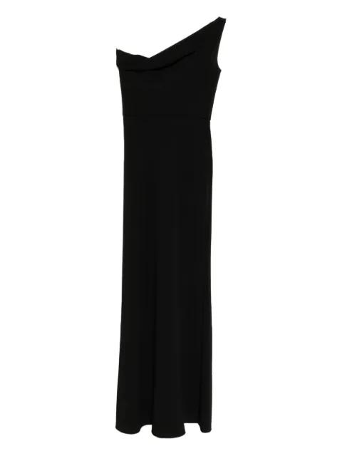crepe one-shoulder gown by AMSALE
