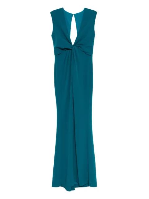draped-detail dress by AMSALE