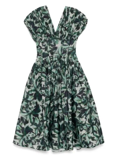 drop-waist corset dress by AMSALE