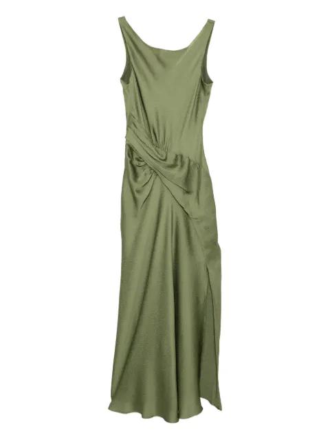 hammered satin dress by AMSALE