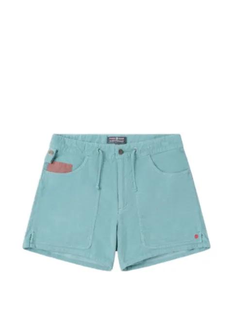 appliqué corduroy shorts by AMUNDSEN