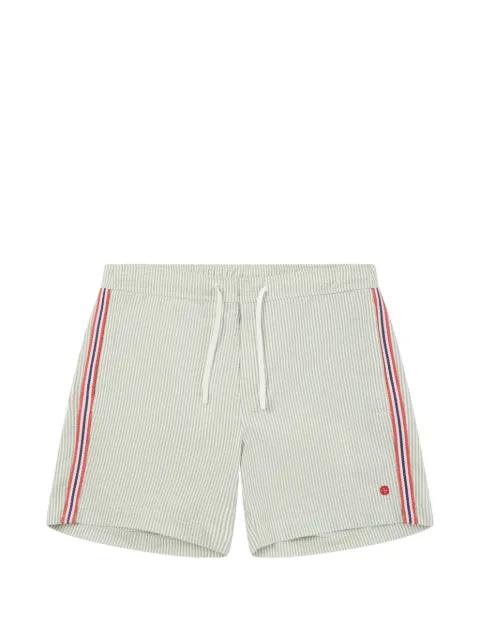 striped seersucker swim shorts by AMUNDSEN