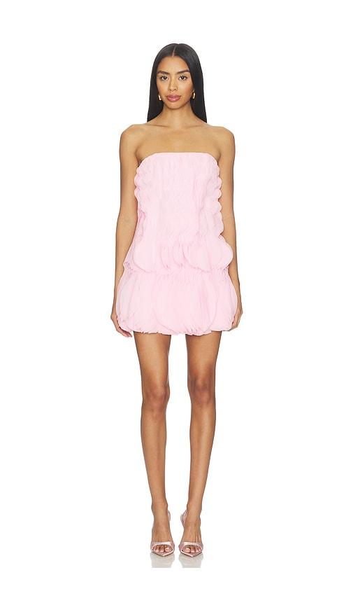 AMUR Christine Mini Dress in Pink by AMUR