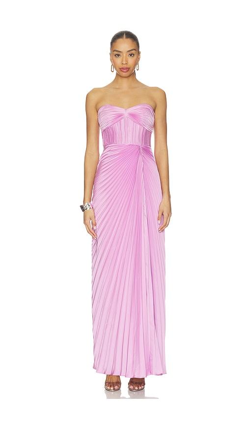 AMUR Joyceann Sweetheart Gown in Pink by AMUR