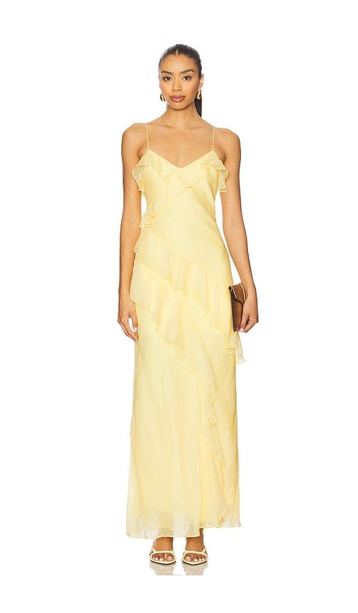 AMUR Sophia Gown in Yellow by AMUR