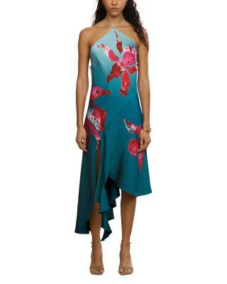 Alohi Placed Print Dress by AMUR