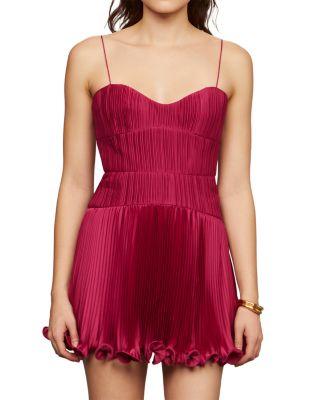 Cami Pliss&eacute; Mini Dress by AMUR