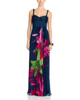 Drea Pleated Gown by AMUR